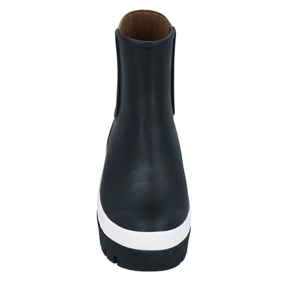 Tory Burch Womens Hurricane Black Rainboots Size : 9  Medium (B, M)